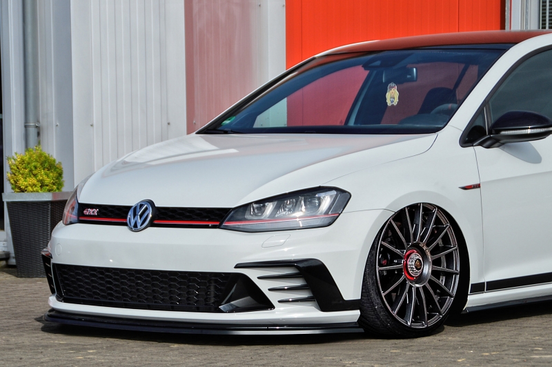 Cup Frontspoiler For Vw Golf 7 Gti Clubsport Gloss Black Caddy World